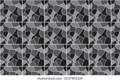 Pisos y azulejos de la acera sin patrón.