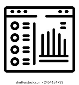 Vector de esquema de icono de negocio volteado. Crisis del mercado de startups. Nueva empresa en quiebra