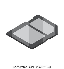 floppy backup file icon isometric