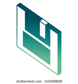 floppy backup memory security isometric