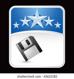 fondo de estrella azul del disco