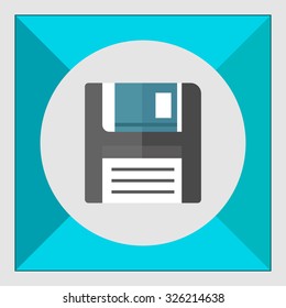 Floppy disc icon