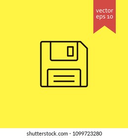 floppy disc. floppy disc icon. sign design. Vector EPS 10.