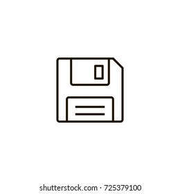 floppy disc icon. sign design