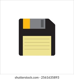 FLOPPY DISC ICON VECTOR ILLUSTRATION SYMBOL DESIGN