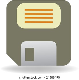 floppy disc vector illustration