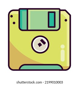 floppy disk 90s modern style icon