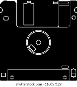 floppy disk back symbol