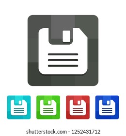 Floppy Disk - Colorful App Icon