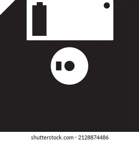 floppy disk or diskette design illustration