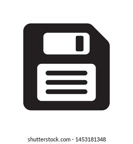 Floppy disk, diskette icon in trendy flat style design. Vector graphic illustration. Save symbol for website design, logo, app and ui. EPS 10.