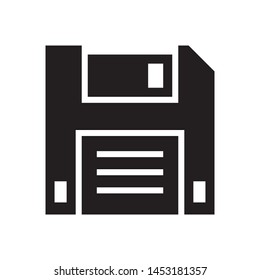 Floppy disk, diskette icon in trendy flat style design. Vector graphic illustration. Save symbol for website design, logo, app and ui. EPS 10.