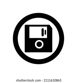 Floppy disk drive or storage icon