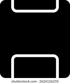 floppy disk glyph icon illustration vector