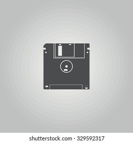 Floppy disk icon.