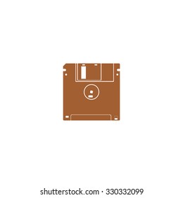 Floppy disk icon.