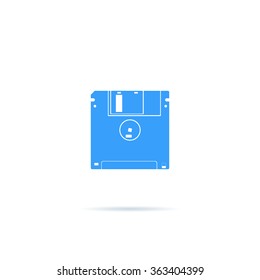 Floppy disk icon.