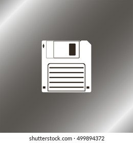 Floppy disk icon.
