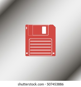 Floppy disk icon.