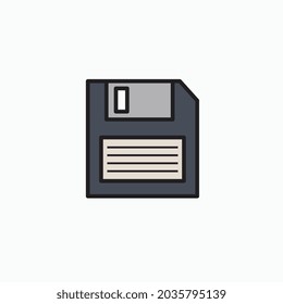 floppy disk icon for business website,apps, and many more