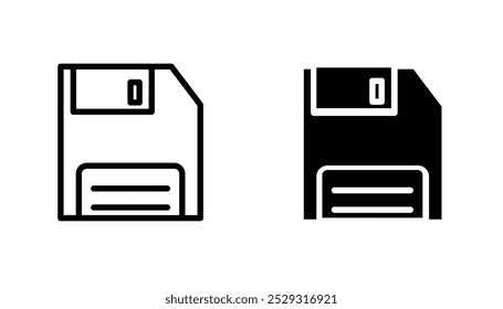 Floppy disk icon concept. Stock vector