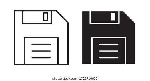 Diskette Symbol entwirft Sammlung für mobile, ui, Web.