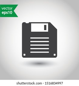 Floppy disk icon. Diskette vector sign. Save icon. Save flat sign design. Floppy disk symbol. EPS 10