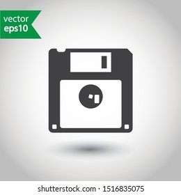 Floppy disk icon. Diskette vector sign. Save icon. Save flat sign design. Floppy disk symbol. EPS 10