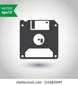 Floppy disk icon. Diskette vector sign. Save icon. Save flat sign design. Floppy disk symbol. EPS 10