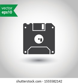 Floppy disk icon. Diskette vector sign. Save icon. Save flat sign design. Floppy disk symbol. EPS 10