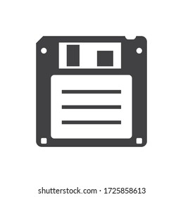 Floppy disk icon. Diskette vector sign. Save icon. EPS 10