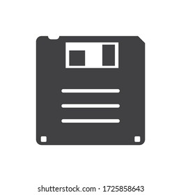 Floppy disk icon. Diskette vector sign. Save icon.  EPS 10