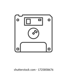 Floppy disk icon. Diskette vector sign. Save icon. Save flat sign design. Floppy disk symbol. EPS 10