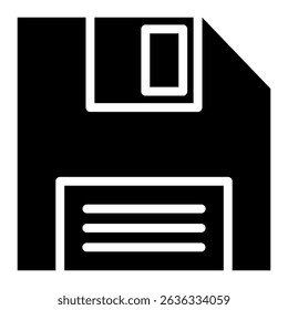 Floppy Disk Icon Element For Design