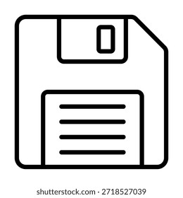 Elemento de icono de disquete para diseño