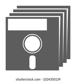 Floppy Disk icon. Elements of web icon. Premium quality graphic design icon. Signs and symbols collection icon for websites, web design, mobile app on white background. Vector illustration