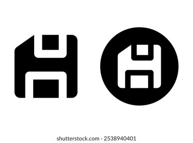 Floppy Disk icon eps 10