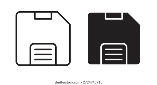 Floppy disk icon. filled flat sign for mobile concept and web design