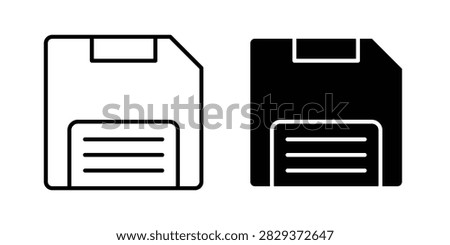 Floppy disk icon flat illustrations collection. EPS10
