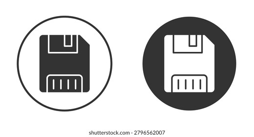 Floppy disk icon. Flat vector graphics pack