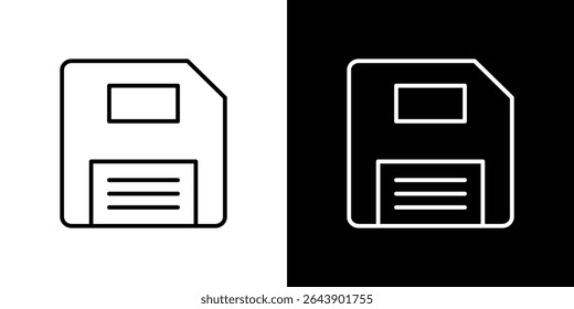 Floppy disk icon Graphic vector set for ui design