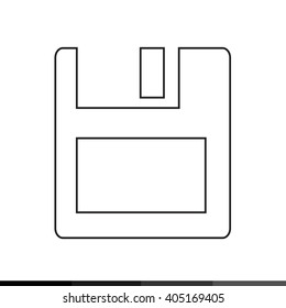 Floppy Disk  icon Illustration design