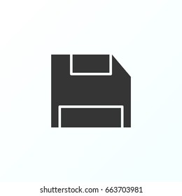 Floppy disk icon illustration isolated vector sign symbol