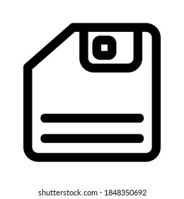 floppy disk icon or logo isolated sign symbol vector illustration - high quality black style vector icons

