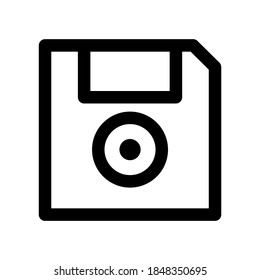 floppy disk icon or logo isolated sign symbol vector illustration - high quality black style vector icons
