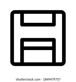 floppy disk icon or logo isolated sign symbol vector illustration - high quality black style vector icons
