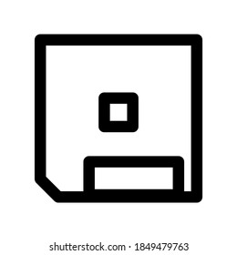 floppy disk icon or logo isolated sign symbol vector illustration - high quality black style vector icons
