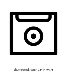 floppy disk icon or logo isolated sign symbol vector illustration - high quality black style vector icons
