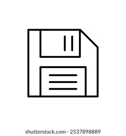 Floppy disk icon logo set vector