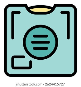 Floppy disk icon representing secure data storage, emphasizing data protection and backup in digital environment